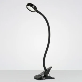 

Flexible Rechargeable Book Light Reading LED Table Lamp Clip Table Lamp