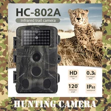 HC-802A, уличная Водонепроницаемая HD камера для охоты, охоты, 16MP, 0,5 секунд, триггер, камера для наблюдения за дикой природой