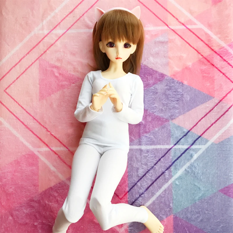 Кукла Одежда 1/6 BJD одежда белый костюм анти-краситель классическая одежда для 1/6 BJD куклы аксессуары топы+ леггинсы