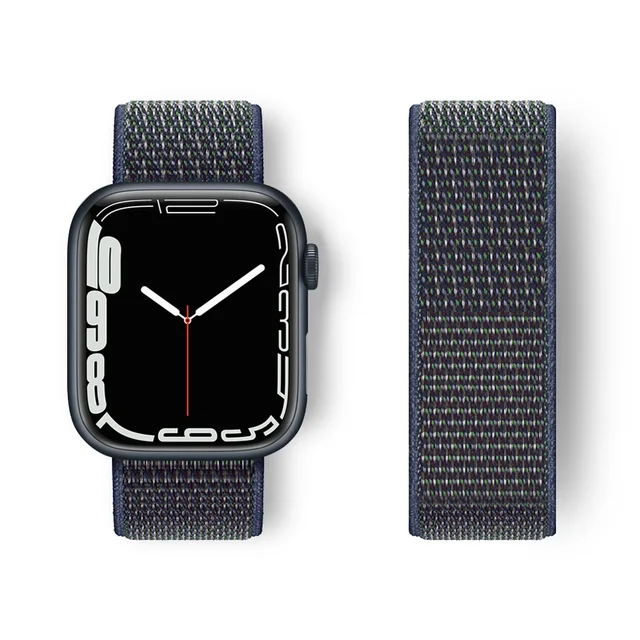Nylon Strap for Apple Watch Band Series 765 45mm 41mm44mm 40mm  Smartwatch Watchband Belt Sport Bracelet on iWatch 4 3 42mm 38mm 46