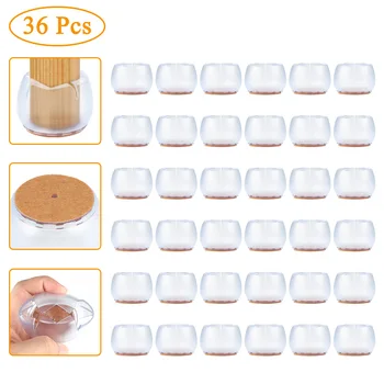 

Felt Silicone Table Chair Feet Pad Furniture Leg Cap Floor Sofa Stool Anti-Skid Feet Cover Table Leg Cover High Quality