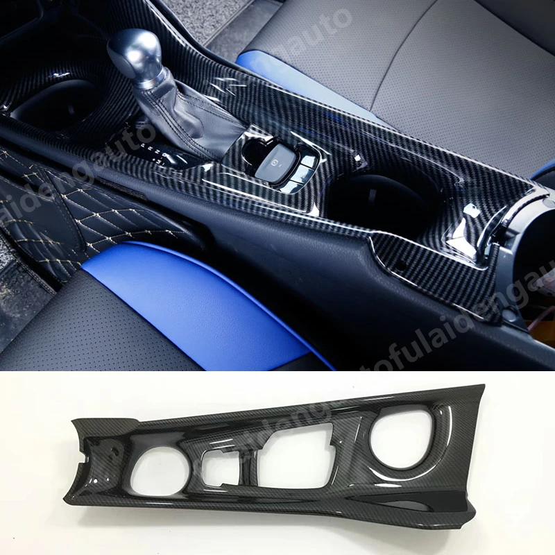 Для Toyota C HR CHR 2018 2019 углеродное волокно ABS Матовая коробка переключения передач