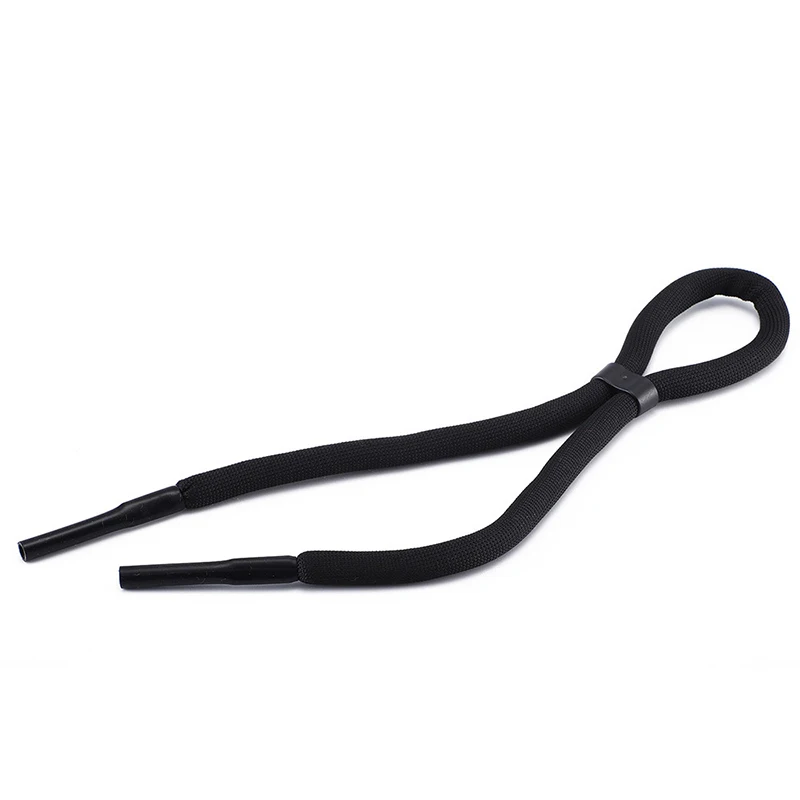 Новая плавающая пена цепь Дайвинг спортивные солнцезащитные очки шнур ремешок для очков шнурки Регулируемые мягкие однотонные цветные очки аксессуары - Цвет: Черный