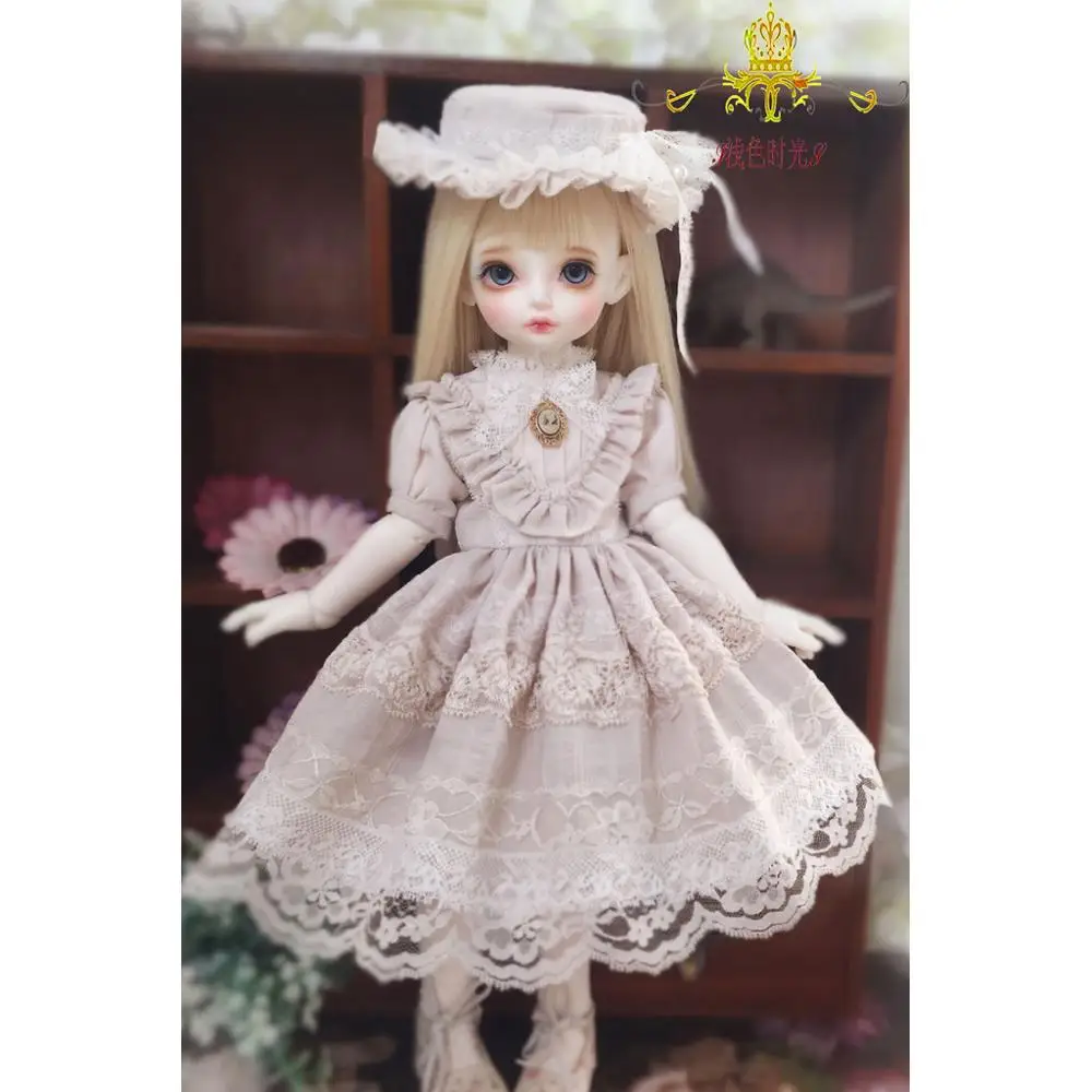 Details about    Lolita Clothes Dress Skirt For 1/6 1/4 MSD YOSD BJD Doll Dollfie Outfits PF 