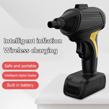 

Rechargeable Handheld Car Motorcycle Bike Air Compressor Tire Inflator 150PSI Portable Inflator Pump Car Air Compressor
