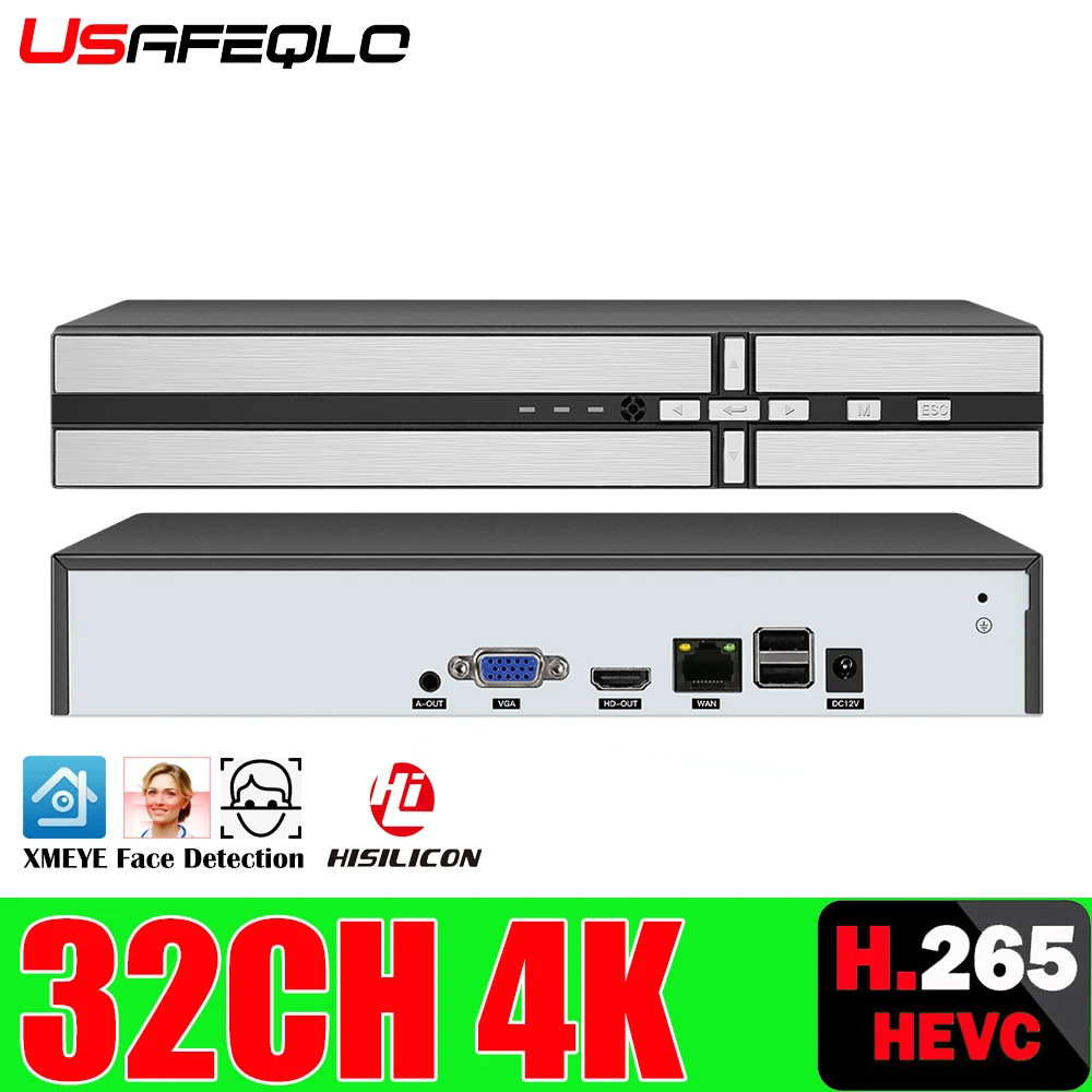 H.265 HEVC 9CH 10CH 16CH 32CH CCTV NVR for 8MP/5MP/4MP/3MP/2MP 2.0 IP Camera metal network video recorder P2P cctv system | Безопасность
