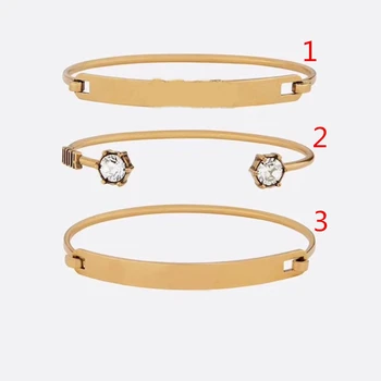 

925 sterling silver fashion ladies bracelet three-piece retro old European and American style holiday gift