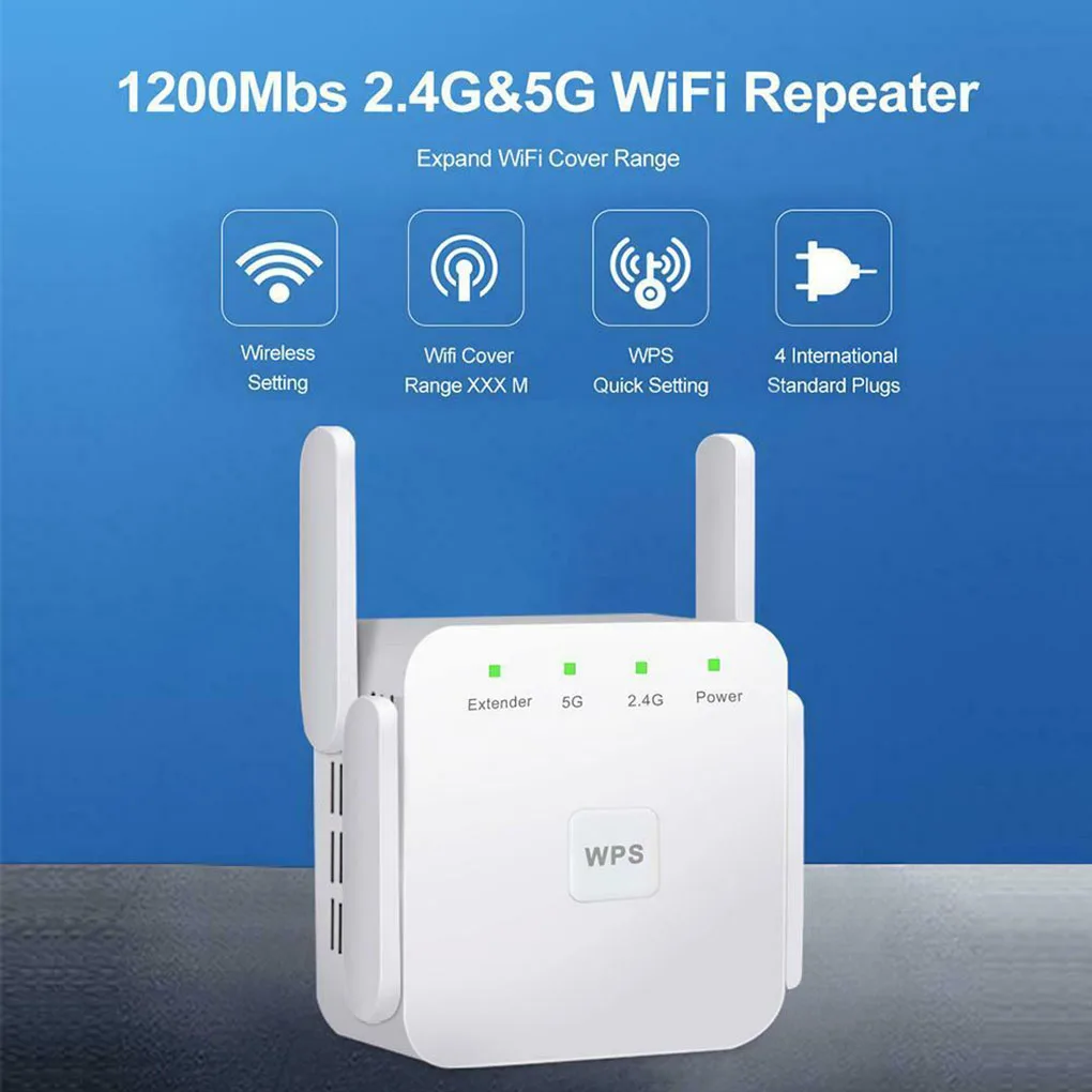 Двухдиапазонный усилитель сигнала 2 4G Wi Fi повторитель беспроводной расширитель
