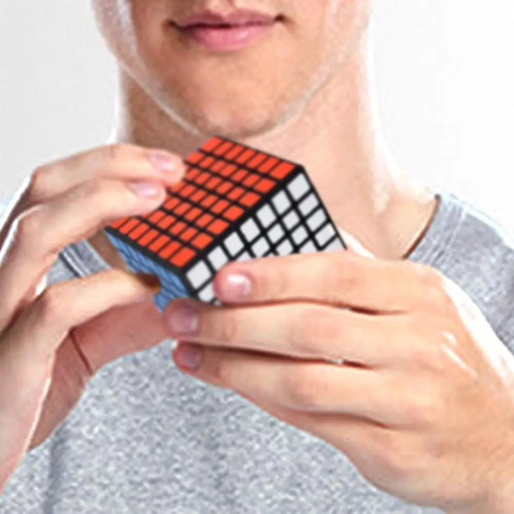 Новое поступление 7X7X7 Профессиональный соревнование 7 заказ Кубок гонщика настоящая головоломка цветная Пирамидка для студента головоломка игрушка