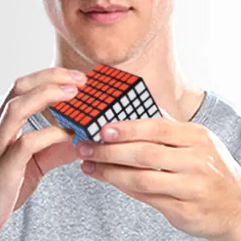 

New Arrivals 7 X 7 X 7 Professional Competition Seventh Order Racing Cube Real Color Cube For Student Puzzle Toy