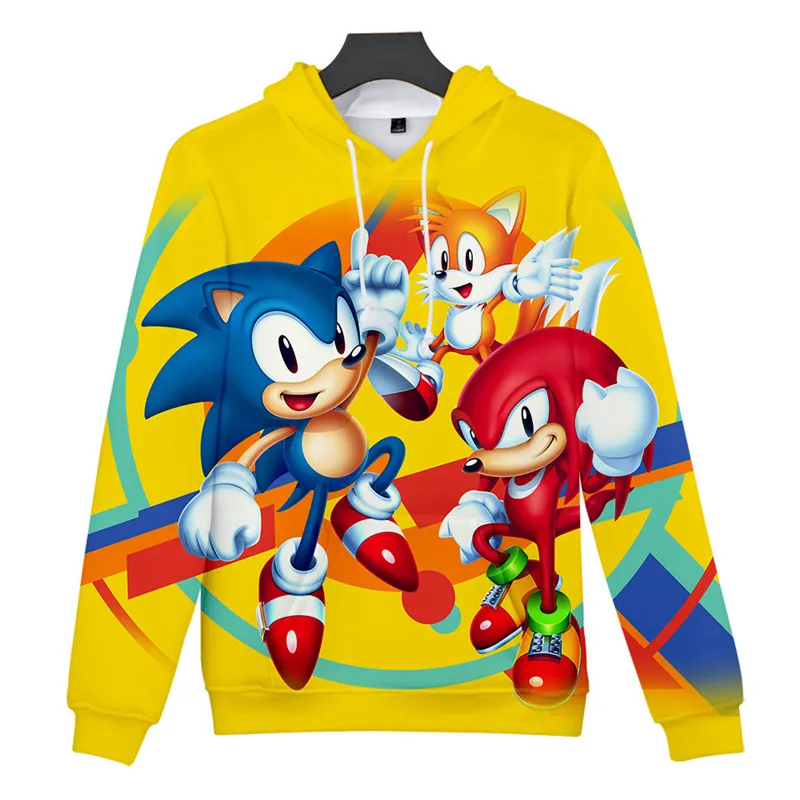picture color Sonic зубная щётка 3D на молнии; Новая мода повседневная одежда толстовка с длинными рукавами Толстовка 3D для мальчиков и для девочек; одежда для детей и родителей; Длинная одежда пальто в тонком стиле - Цвет: picture color