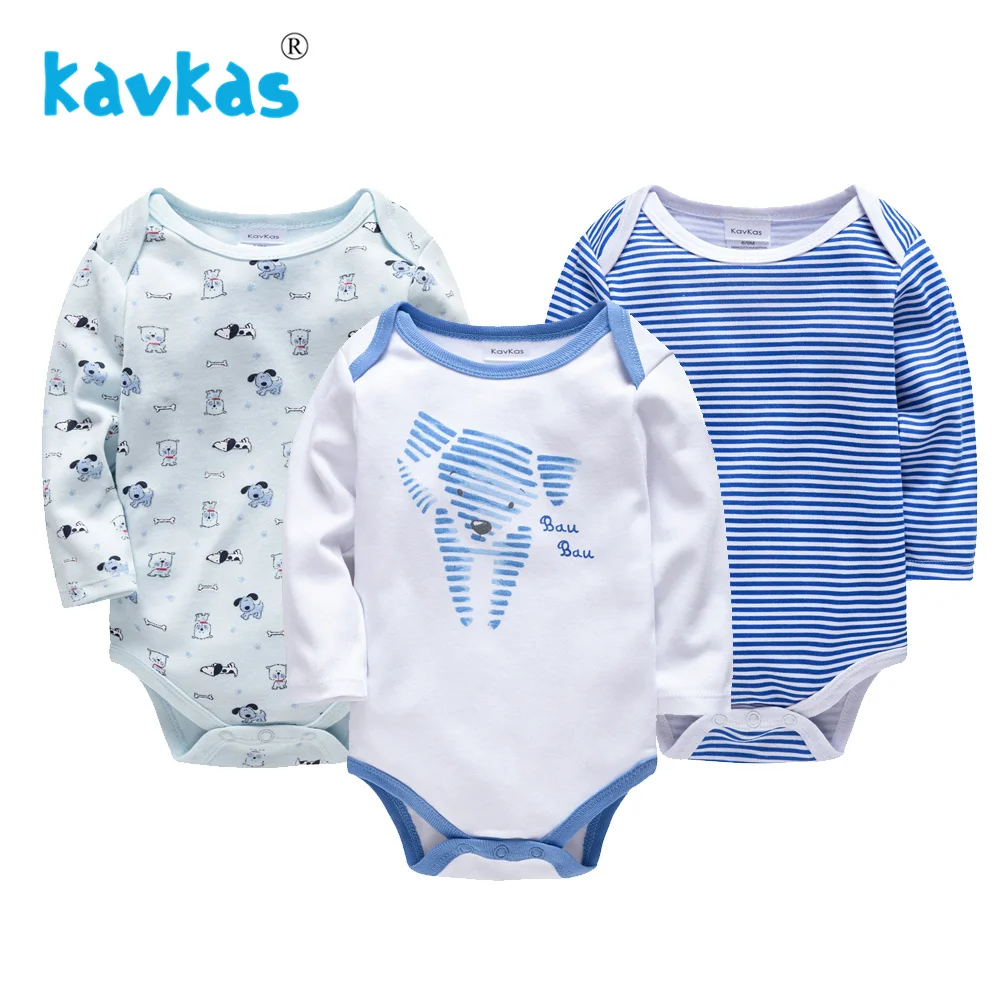 Kavkas/детская одежда для новорожденных, детский комбинезон, комплект одежды для мальчиков, зимняя одежда с длинными рукавами мультфильм детский комбинезон-унисекс