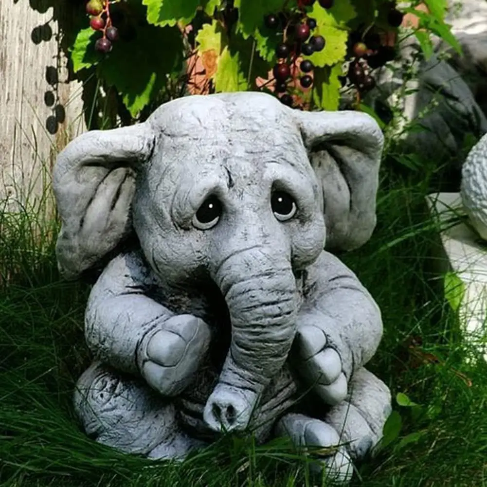 Elephant Statue Resin Garden Elephant Sculptures Sale Large