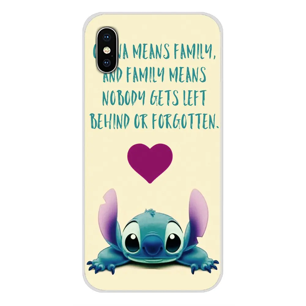 images 1 Аксессуары для телефона Чехлы «Ohana значит семья» с принтом "Лило и Стич: для samsung A10 A30 A40 A50 A60 A70 Galaxy S2 Note 2 3 большое ядро Prime - Цвет: images 1