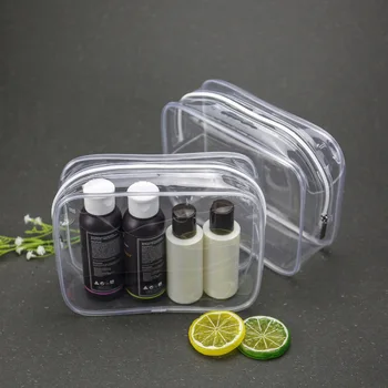 

Waterproof Transparent PVC Cosmetic Bag Women Make Up Case Travel Clear Makeup Beauty Wash Organizer Bath Toiletry Storage Kit