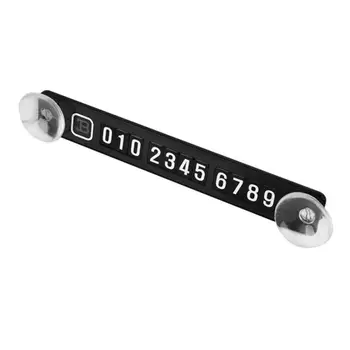

Luminous Magnetic Temporary Parking Card Phone Number Card Plate Front Windshield Car Sticker for Kia Rio K2 Soul Mazda 3 6 New