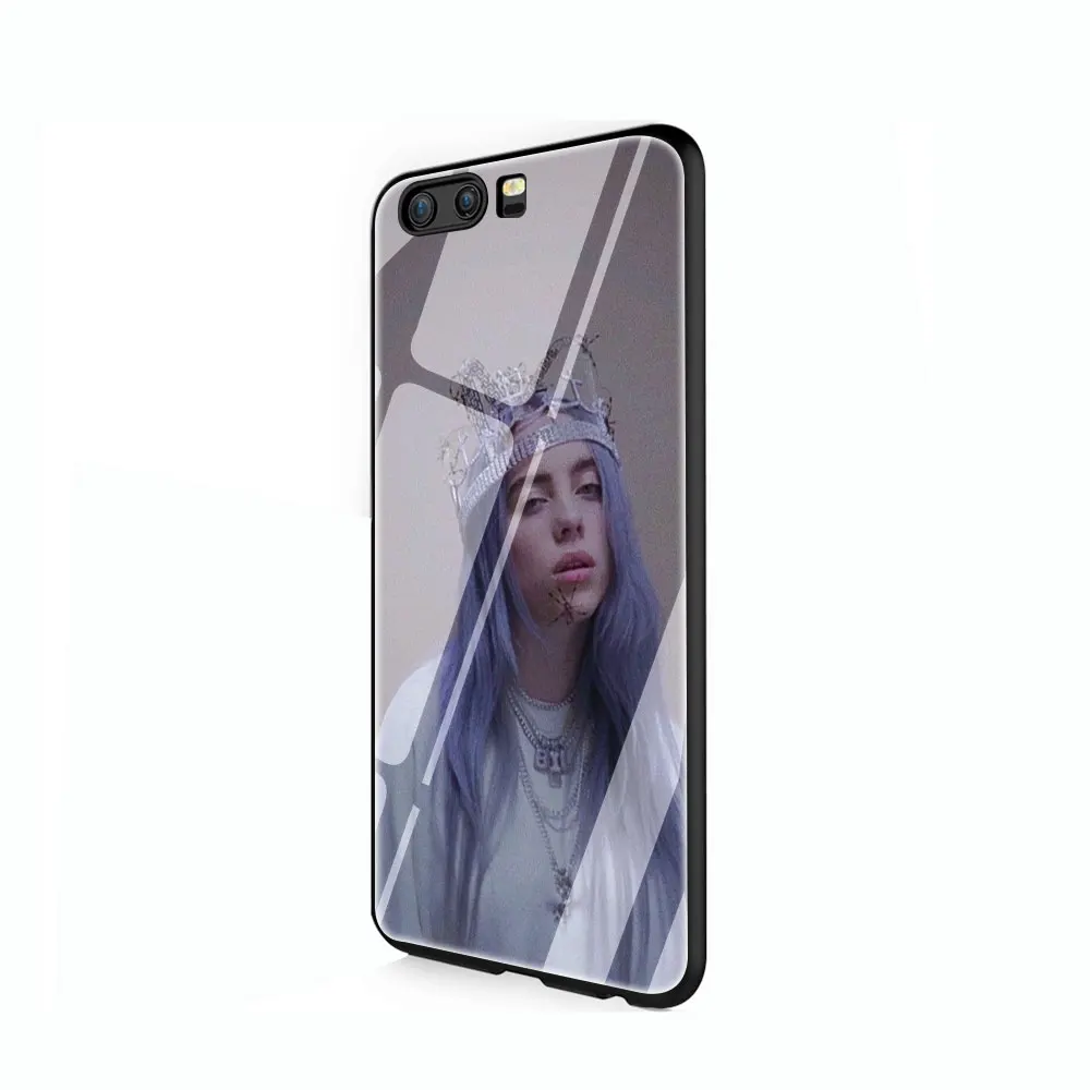 Billie Eilish девушка закаленное стекло крышка чехол для Huawei P10 P20 P30 mate 20 Honor 9 10 Lite Pro 7A 8X P Smart - Цвет: G11
