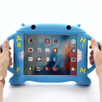 

For IPad 2018 6th Generation Case Silicon Soft Food Grade Safe Silicone Shockproof Cover for Ipad Air 2 Air 1 9.7 2018 2017