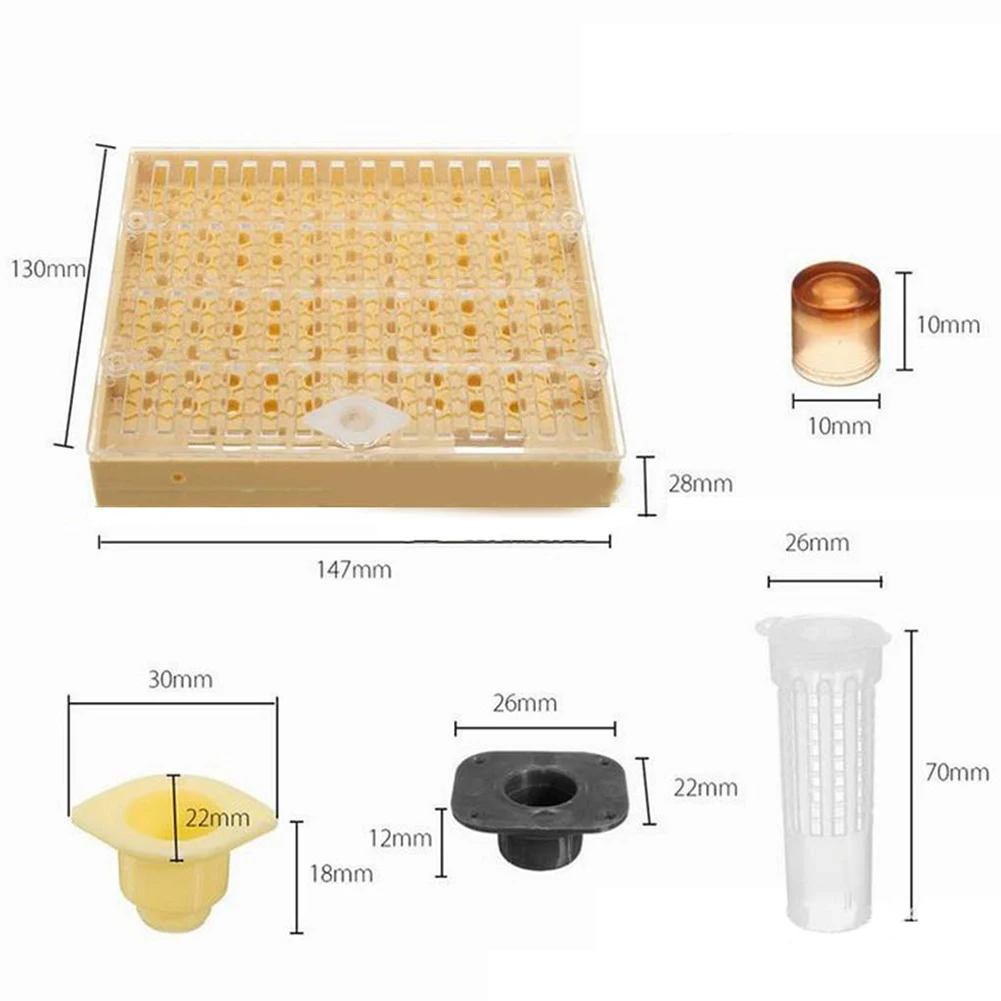 Пчеловодство, пчеловодство, 110 ячеек, Набор чашек, королевская система для выращивания, Nicot, Полная Клетка для Ловца, вспомогательное устройство для пчеловодства, оборудование, Набор чашек