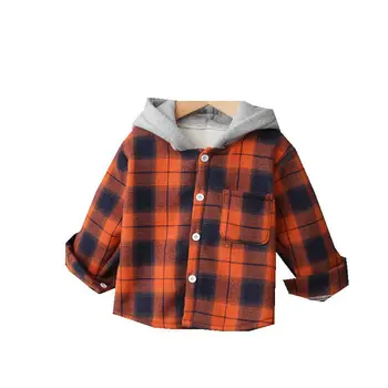 

Fashion Spring Autumn Children Cotton Clothes Kids Boys Girls Hooded Jacket Infant Thicken Clothing Toddler Casual Sportswear