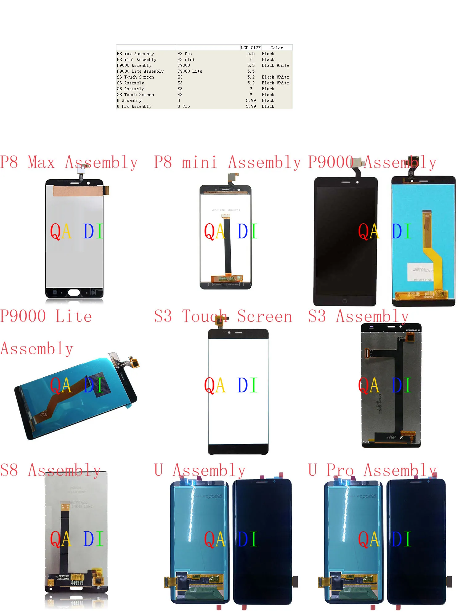 Touch Screen LCD Display Assembly For Elephone P8 Max mini P9000 Lite S3 S8 Pro | Мобильные телефоны и аксессуары