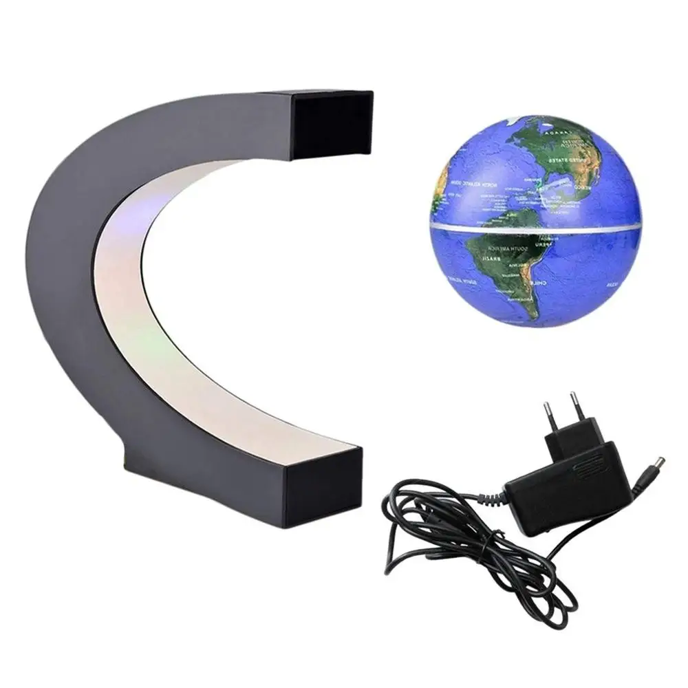 LED World Map Magnetic Levitation Floating Globe Electronic Antigravity Lamp G6 