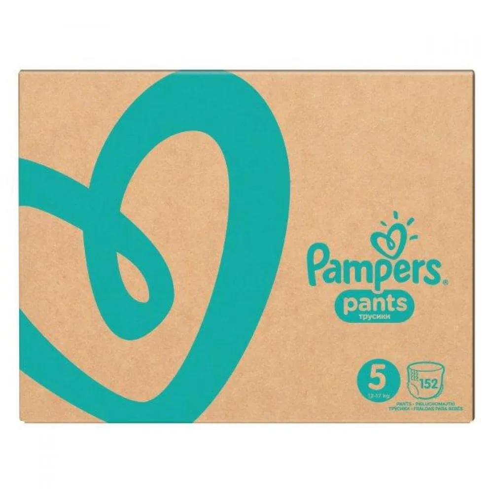 Трусики Pants Pampers, размер 5,(12-17 кг), 152 шт