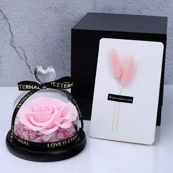 

Valentine Handmade Preserved Real Rose Eternal Life Never Withered Roses Flowers GXMA