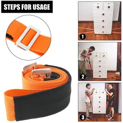 Móveis ajustáveis cintas moventes resistentes que levantam correias 2 pessoa ombro objetos volumosos que movem o apoio da correia 300kg