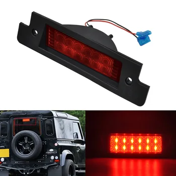 

Red/Clear LED 3rd Rear High Level Brake Light For Land Rover Defender 90 110 130 90-16 New
