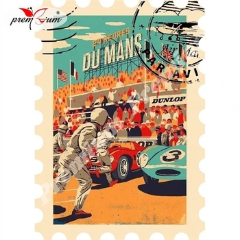 

Fridge magnet souvenir Grand Prix Репринт винтажного постера