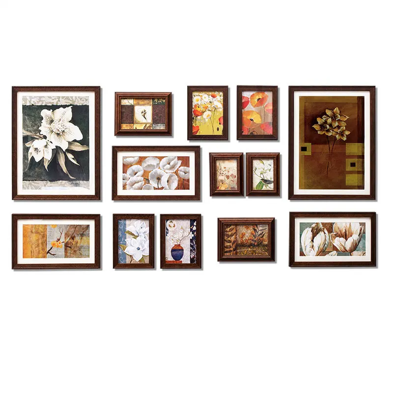 Christmas Thanksgiving Day Birthday Wedding Gift For Couples Friend Mom Modern Gallery Wall Picture Frames Set Kit - 13 | Дом и сад