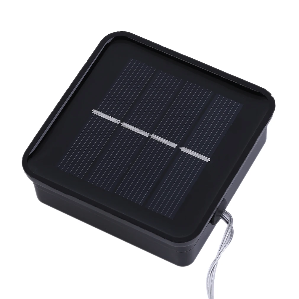 ICOCO Солнечный открытый теплый белый 6 м 120LED медный провод открытый струнный Сказочный светильник с 2 светильник ing режимы окружающей среды