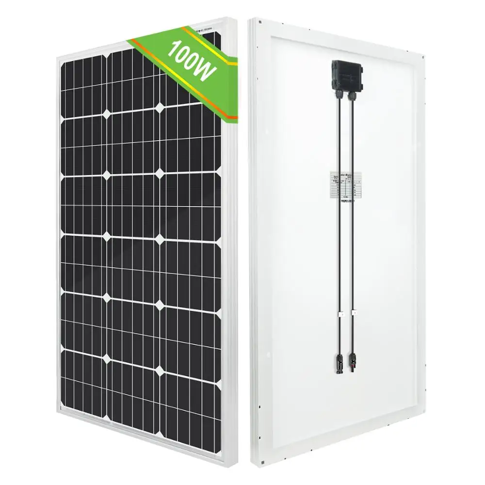 ECO-WORTHY 100W 200W 1000W Watt 18V Solar Panel High Efficiency 12V Battery Charge for RV Camper Van Caravan Boat Marine