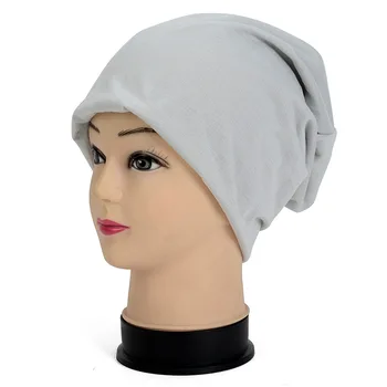 

Women Cotton Breathe Hat New Women's Hijabs Turban Elastic Candy Color Head Cap Hat Ladies Hair Accessories Muslim Scarf Cap