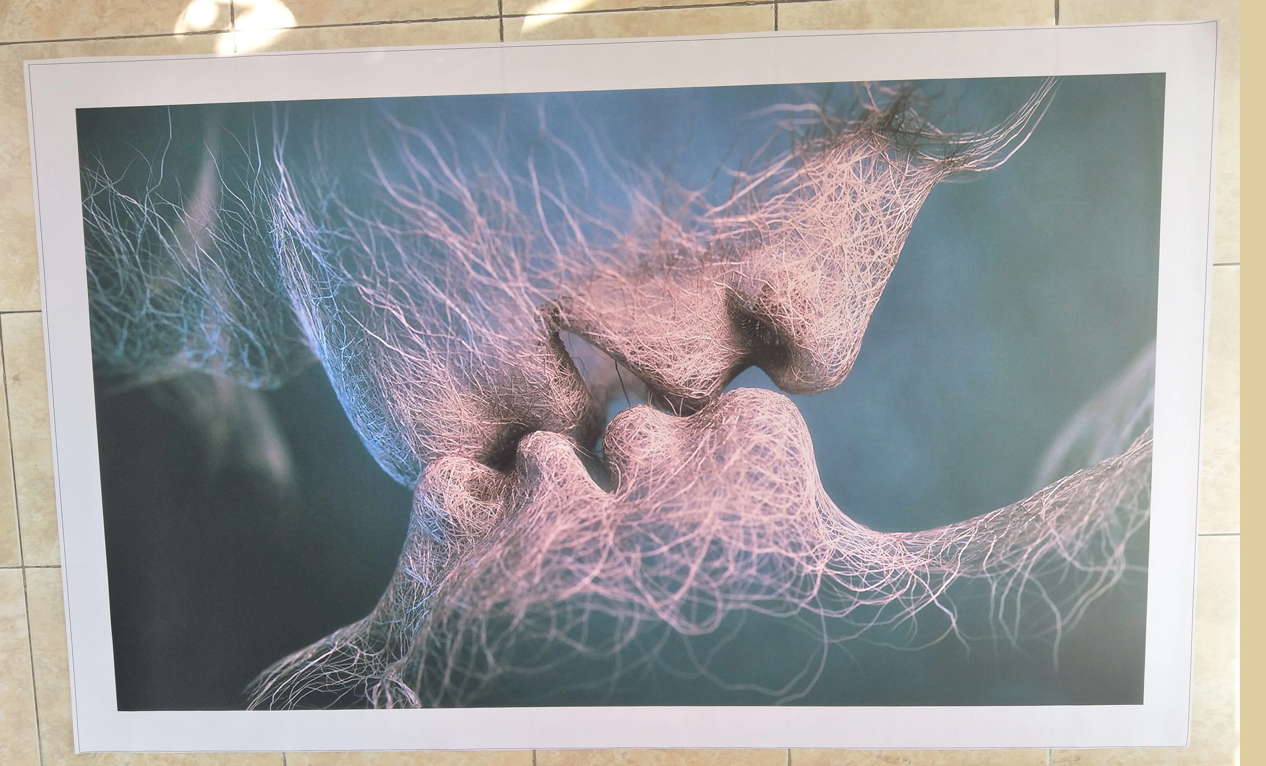 Черный Love Kiss холст картины абстрактным принтом плакат фотографии домашний
