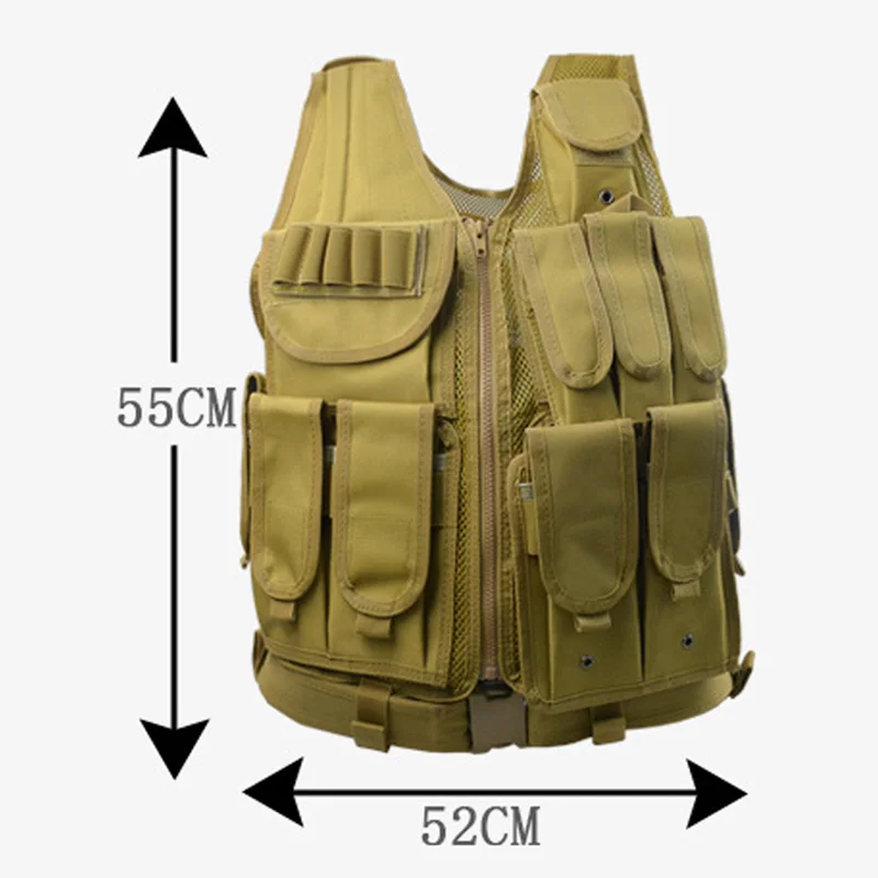 Открытый военный тактический жилет Пейнтбольный камуфляж Molle охотничий жилет штурмовая стрельба охотничья пластина Перевозчик с военной жилеткой