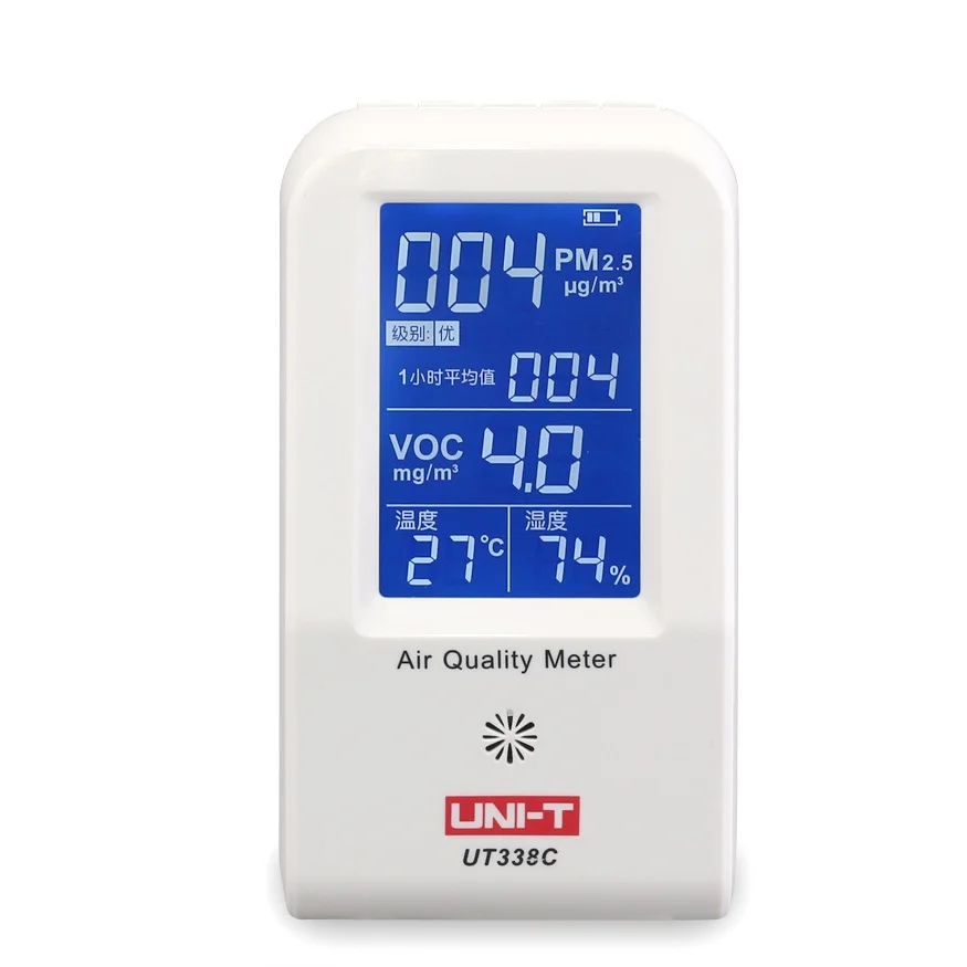 UNI-T UT338C 7 в 1 детектор формальдегида VOC PM2.5 тестер контроля качества воздуха