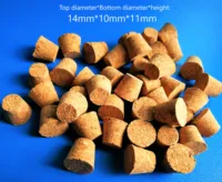 14mm*11mm*10mm size,200pcs/lot!soft cork stopper for glass bottles,stopper,bung,wooden plug etc. 1