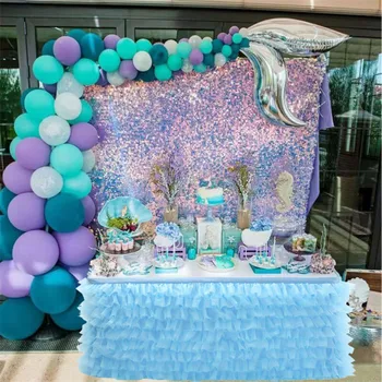 

Tulle Table Cover New Fashion Multi Layers Lace Table Skirts Festival Tableware Wedding Party Xmas Birthday Decorations Hot Sale