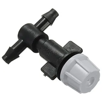

5pcs/Lot Black Garden Sprinklers Heads Nozzle & Tee Tee For Misting Watering Joints Joints Sprinklers Irrigation Garden Pum Y7Q1