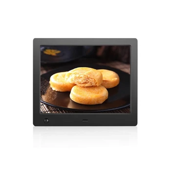

Retail Store Motion Sensor 8 inch digital photo frame with clock loop video for products advertising