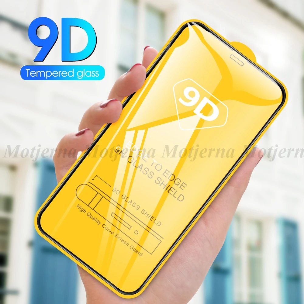Закаленное стекло 9D для iPhone 11 Pro Max закаленное с защитой от царапин 2019 полная