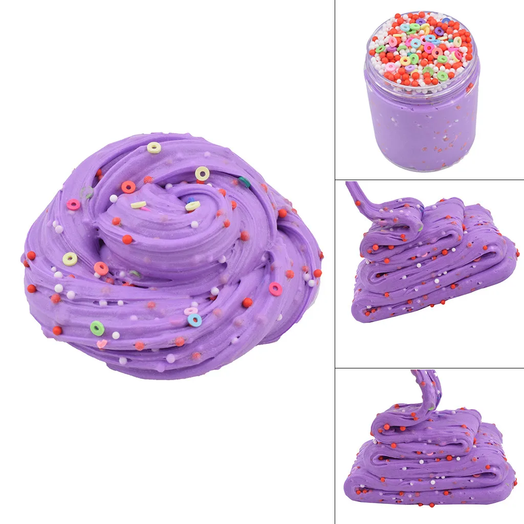 Foam Ball Clay Could Slime Putty Scented Stress Kids Clay Toy slime container pate a modeler enfant W1004
