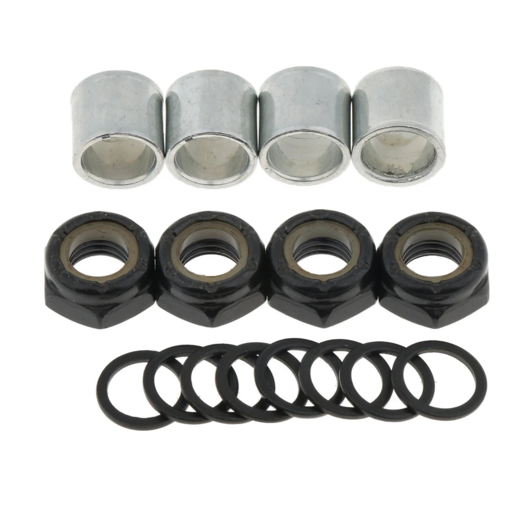 High Quality Standard Skateboard Accessories Washers Bearing Spacers Nuts Longboard Trucks