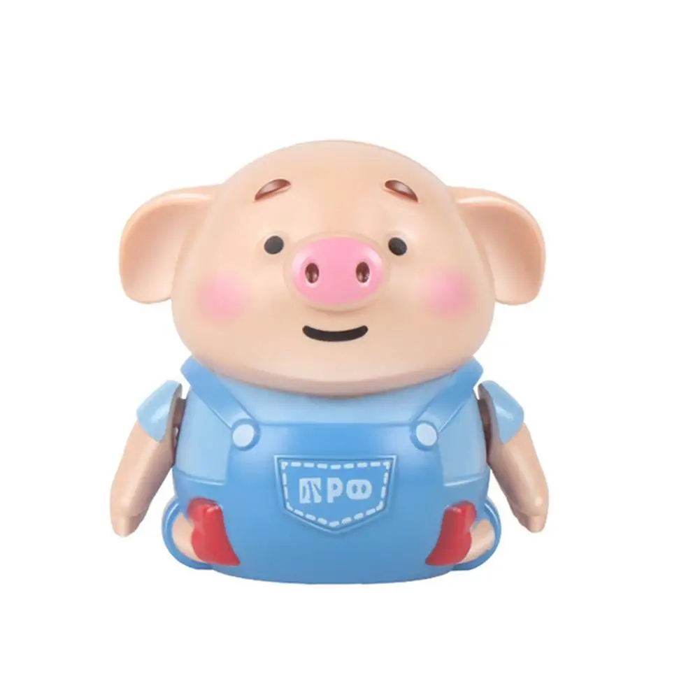 

Mini Electrict Cute Pig Robot Induction Pen Toy USB Charging Automatic Induction Pen Model Educational Child Enlightenment Toy