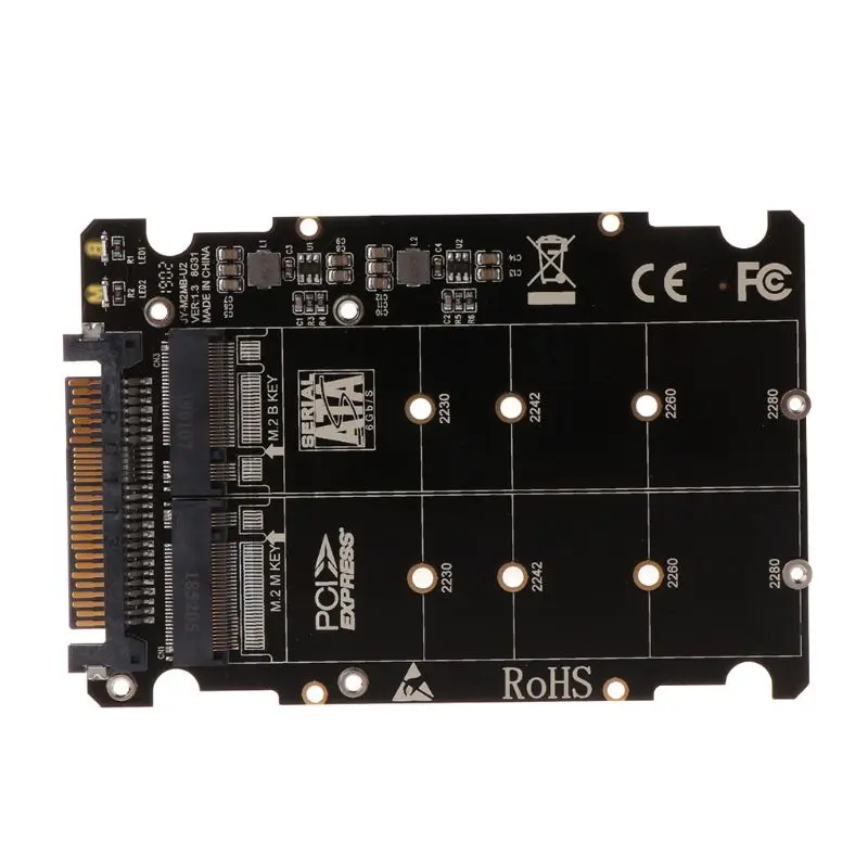 U2BOX U2 Box M.2 к U.2 SFF-8639 адаптер PCIe 2,5 'U.2 SSD PCI-E X4 X16 intel PCIe3.0 PCI-Express M-KEY b-ключ