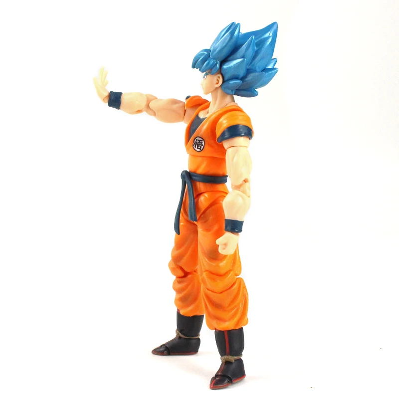 Compre 17cm Dragon Ball SHF Super Saiyan Blue Hair Son Goku PVC Action  Figure Boxed Movable Joints Model Collectibles Toys Gfit barato — frete  grátis, avaliações reais com fotos — Joom