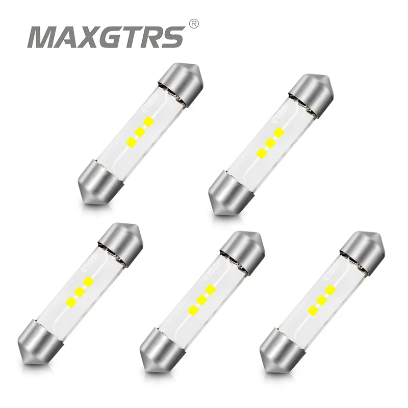 

5x Super Bright Car Festoon C5W CSP LED Bulb 31mm 36mm 39mm 41mm Car LED Lamp Interior License plate Dome Map Reading Lights