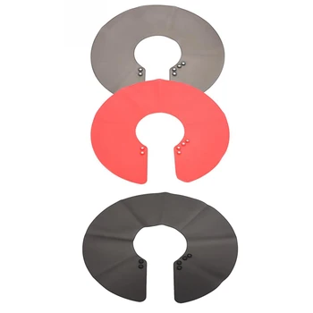 

Salon Haircut Neck Cape Wrap Collar Shield Waterproof Silicone Hairdressing Hair Coloring Cutting Neck Shield Hair Accessory